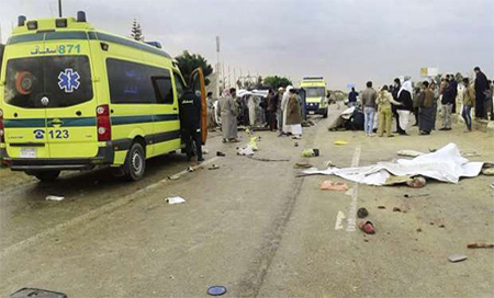 Accidente en Menia Más de doce muertos en un accidente de tráfico en Egipto